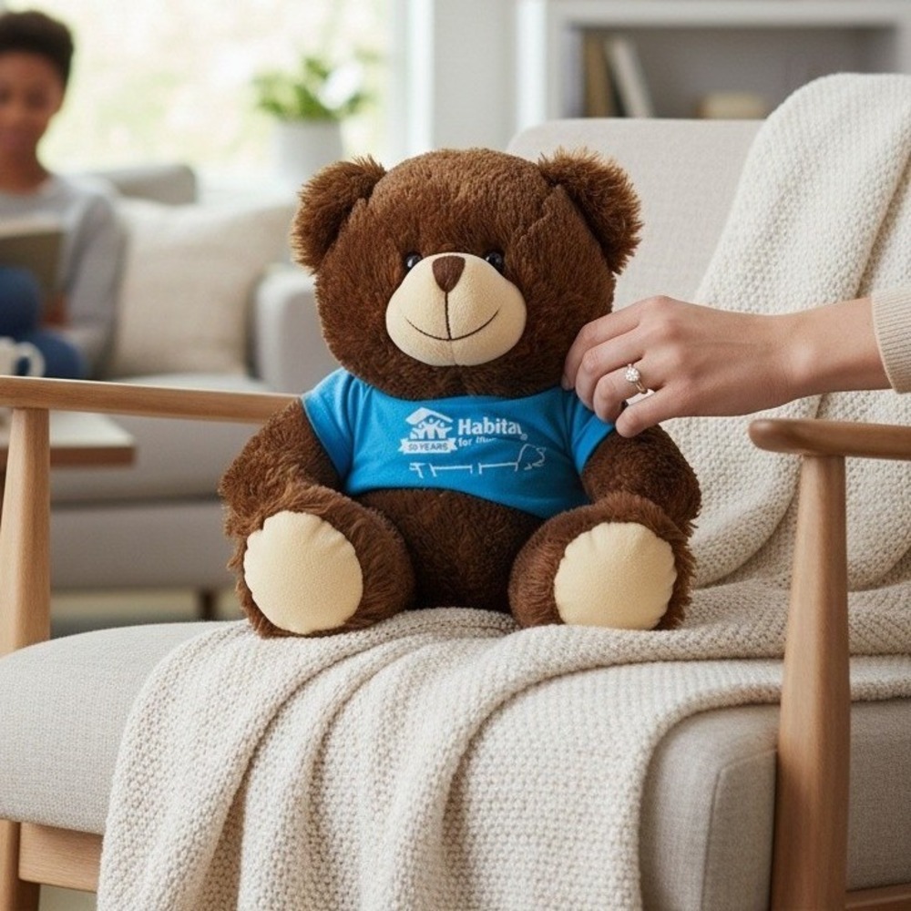 Habitat for Humanity 50 Years Anniversary Carter Bear Plush Limited Edition